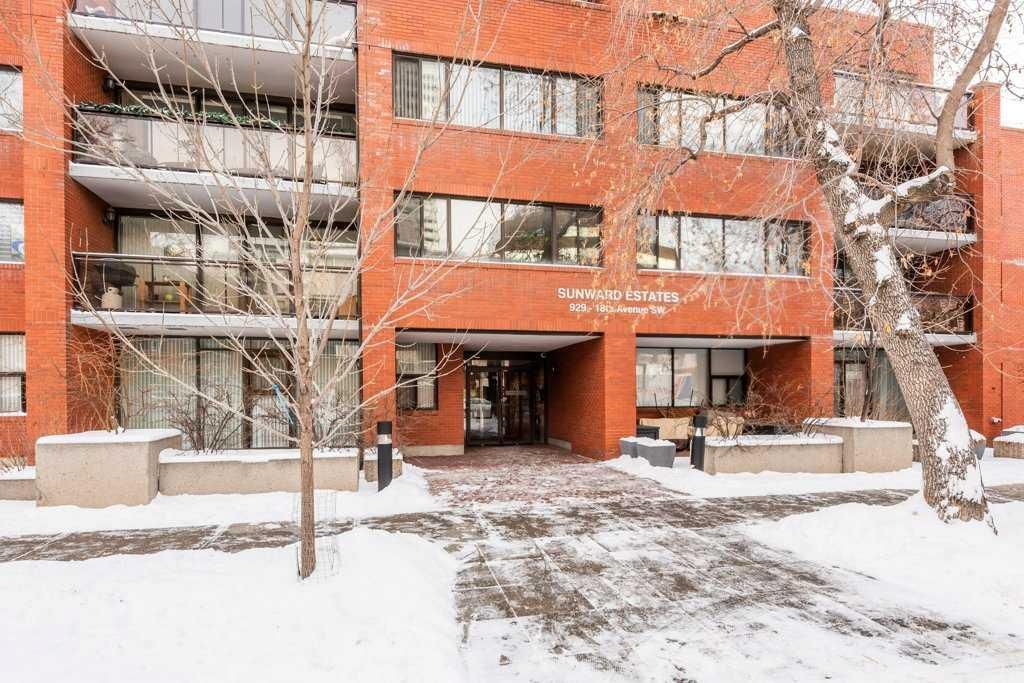 Main Photo: 406 929 18 Avenue SW in Calgary: Lower Mount Royal Apartment for sale : MLS®# A2102792