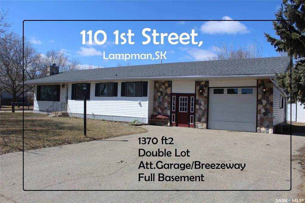 Main Photo: 110 1st Street in Lampman: Residential for sale : MLS®# SK908886