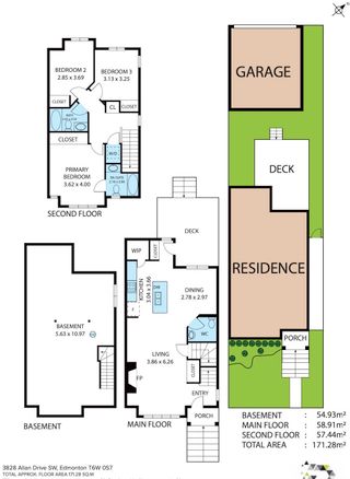 Photo 30: 3828 ALLAN Drive in Edmonton: Zone 56 House Half Duplex for sale : MLS®# E4273594