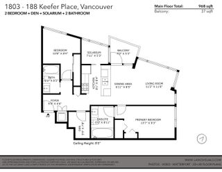 Photo 40: 1803 188 KEEFER Place in Vancouver: Downtown VW Condo for sale in "Espana Tower B" (Vancouver West)  : MLS®# R2781075