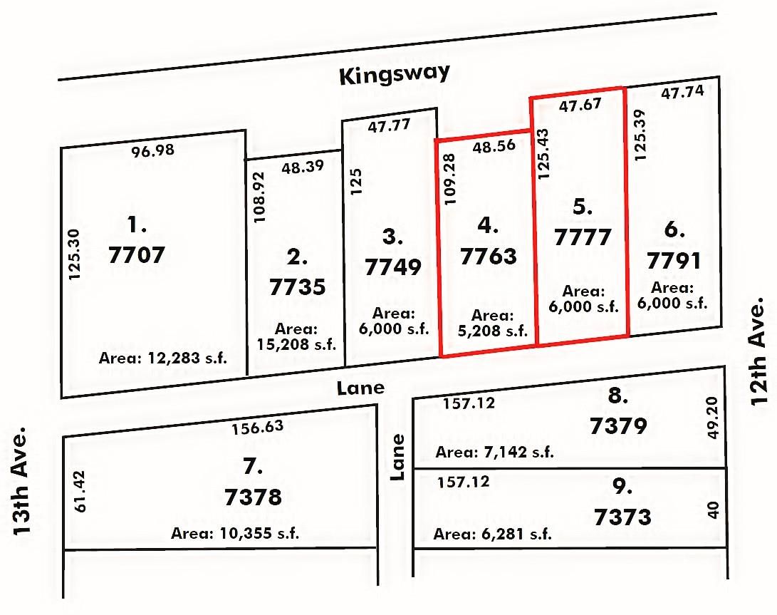 Main Photo: 7791 KINGSWAY in Burnaby: Edmonds BE Land Commercial for sale (Burnaby East)  : MLS®# C8042823