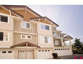 Photo 1: 44 12711 64TH Avenue in Surrey: West Newton Townhouse for sale in "Palette On The Park" : MLS®# F2714922