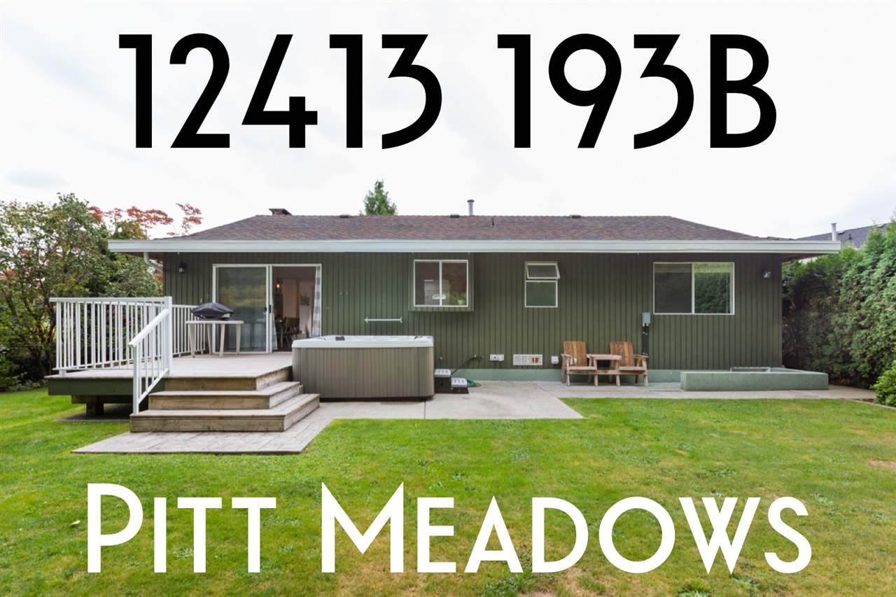 Main Photo: 12413 193B STREET in Pitt Meadows: Mid Meadows House for sale : MLS®# R2406062