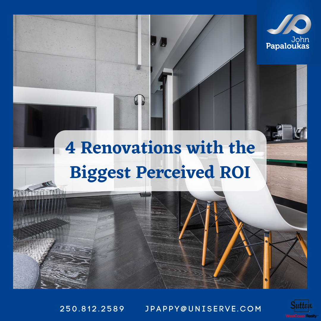 4 Renovations with the Biggest Perceived ROI