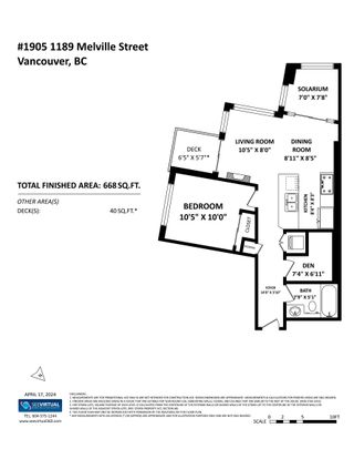 Photo 27: 1905 1189 MELVILLE Street in Vancouver: Coal Harbour Condo for sale in "THE MELVILLE" (Vancouver West)  : MLS®# R2873670