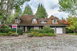 Photo 1: 8575 ANGLER'S Place in Vancouver: Southlands House for sale (Vancouver West)  : MLS®# R2106030