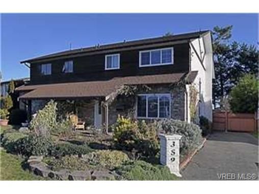 Main Photo: 359 Pooley Pl in VICTORIA: Es Old Esquimalt Half Duplex for sale (Esquimalt)  : MLS®# 454988