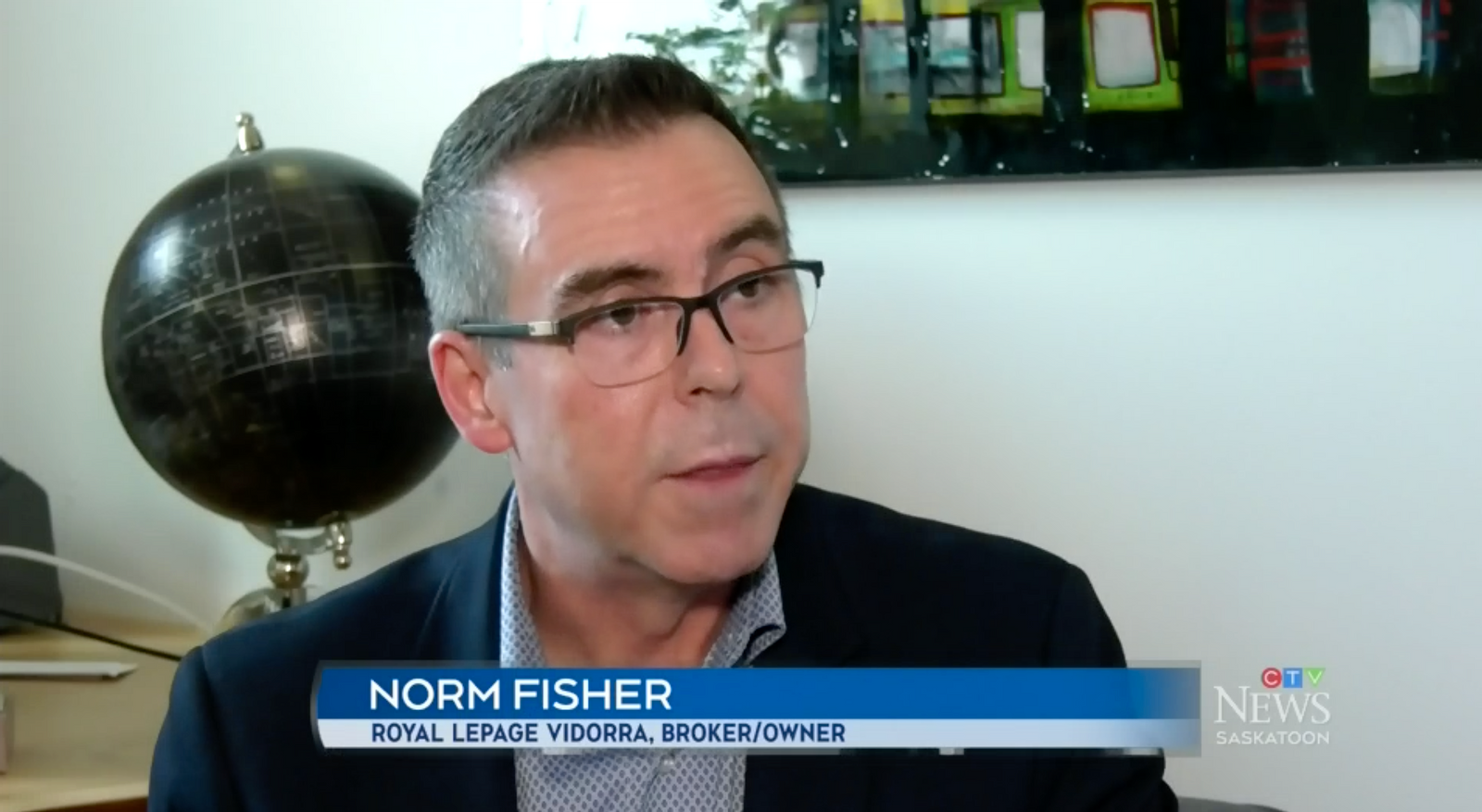 Norm chats with CTV's Chad Leroux about the 2019 and 2020 Saskatoon real estate market