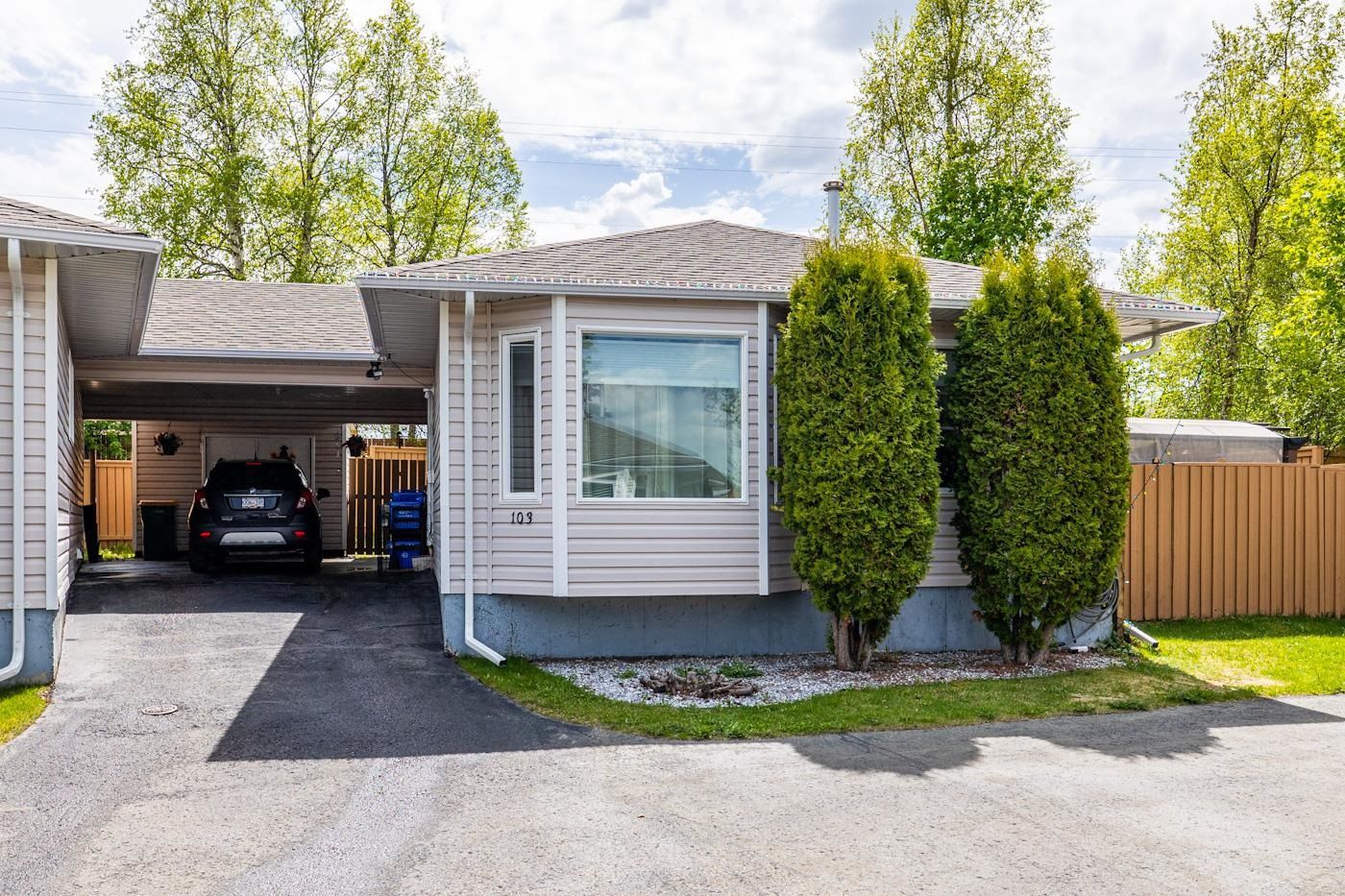 Main Photo: 103 6111 S KELLY Road in Prince George: Hart Highlands Townhouse for sale (PG City North)  : MLS®# R2696002