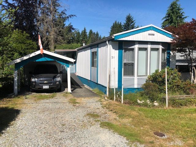 Main Photo: 31 12868 229 Street in Maple Ridge: East Central Manufactured Home for sale in "ALOUETTE SENIORS MOBILE HOME PARK" : MLS®# R2381386