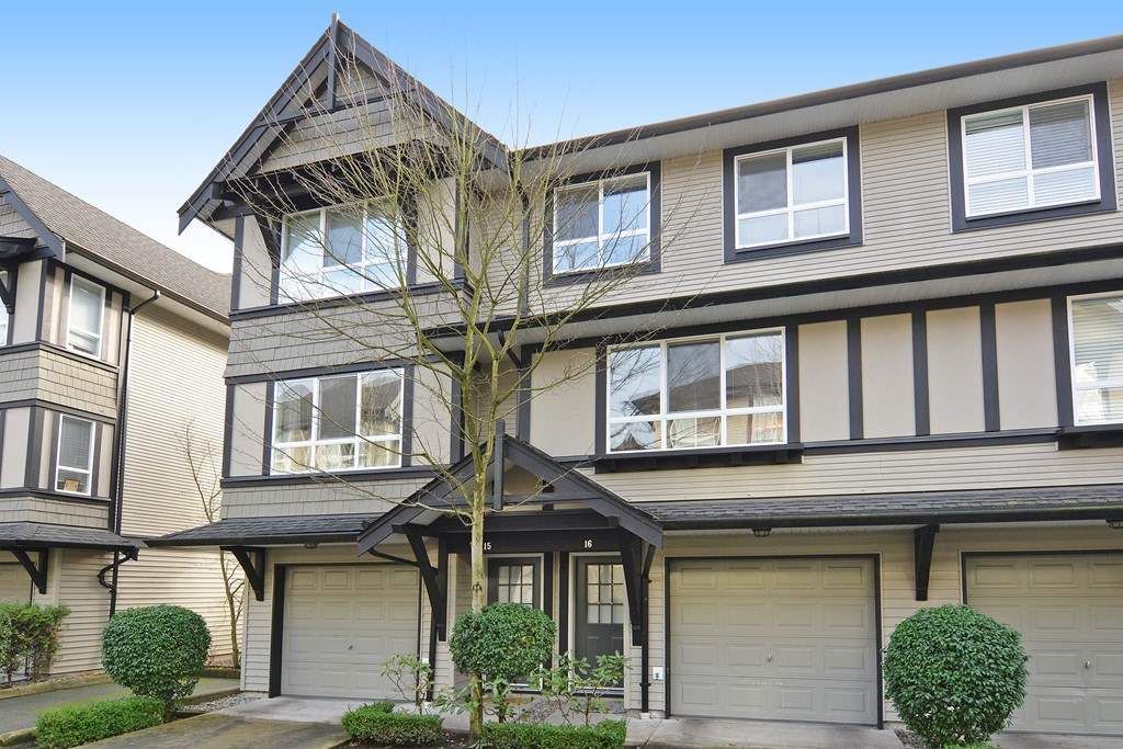 Main Photo: 16 6747 203 Street in Langley: Willoughby Heights Townhouse for sale in "Sagebrook" : MLS®# R2125819
