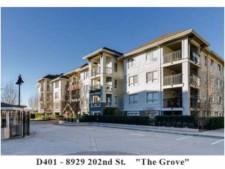 Photo 1: D401 8929 202ND Street in Langley: Walnut Grove Condo for sale in "THE GROVE" : MLS®# F1428782