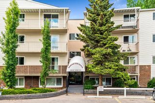 Photo 1: 412 3420 50 Street NW in Calgary: Varsity Apartment for sale : MLS®# A2053928
