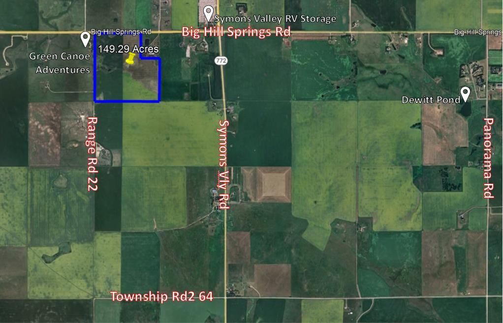 Main Photo: Big Hill Springs Road RGE 22 in Rural Rocky View County: Rural Rocky View MD Commercial Land for sale : MLS®# A2090922