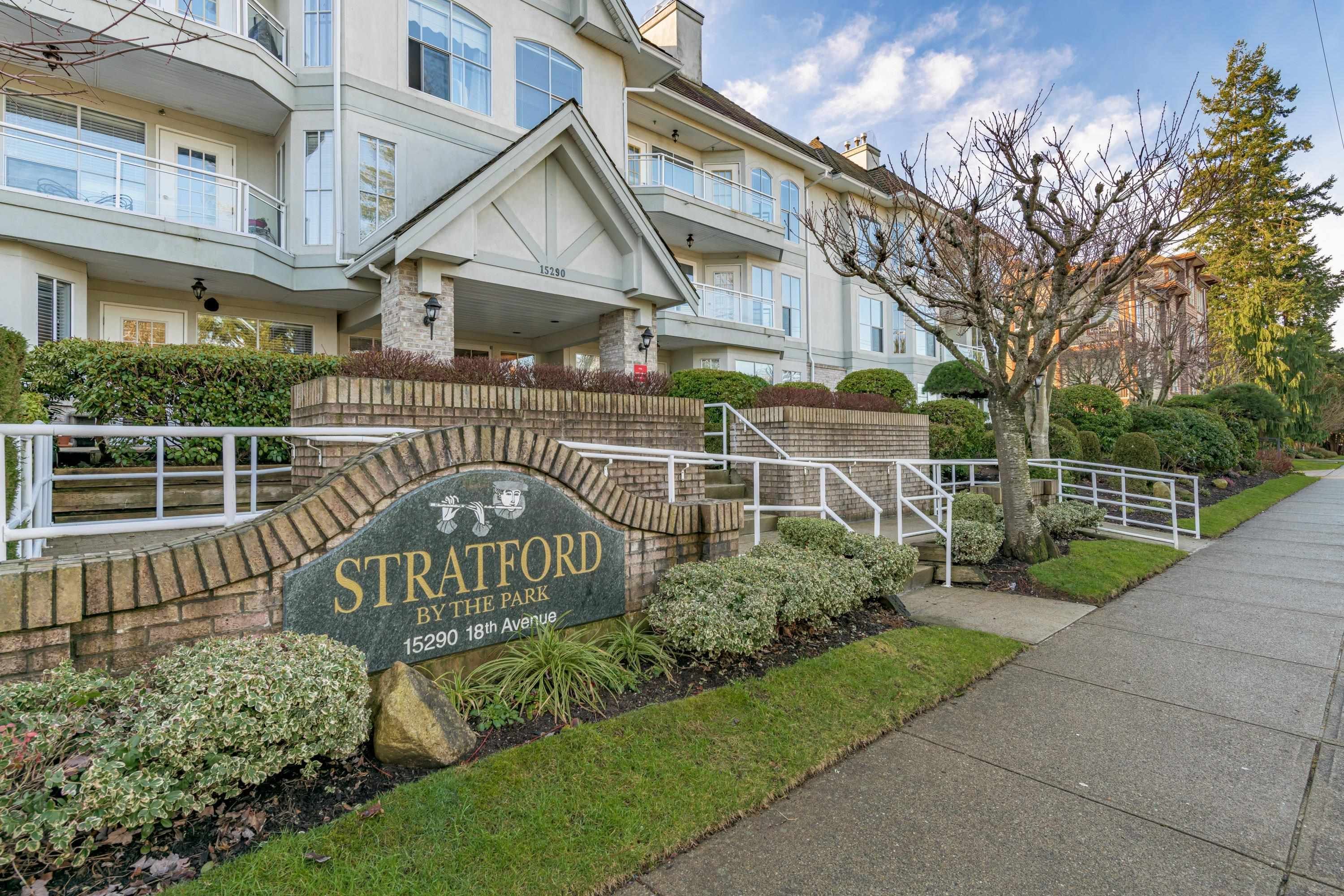 Main Photo: 307 15290 18 Avenue in Surrey: King George Corridor Condo for sale in "STRATFORD BY THE PARK" (South Surrey White Rock)  : MLS®# R2651495