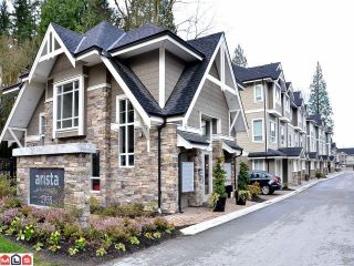 Photo 1: 20 2955 156TH Street in Surrey: Grandview Surrey Townhouse for sale in "Arista" (South Surrey White Rock)  : MLS®# F1206068