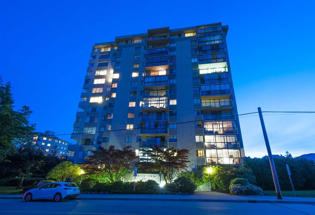 Main Photo: 601 555 13TH Street in West Vancouver: Ambleside Condo for sale in "Parkview Tower" : MLS®# R2507635