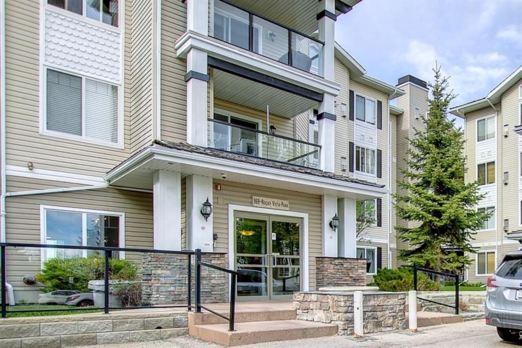 Main Photo: 415 369 Rocky Vista Park NW in Calgary: Rocky Ridge Apartment for sale : MLS®# A1222940