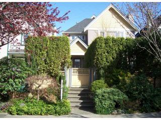 Photo 1: 1819 CREELMAN Avenue in Vancouver: Kitsilano 1/2 Duplex for sale (Vancouver West)  : MLS®# V815473