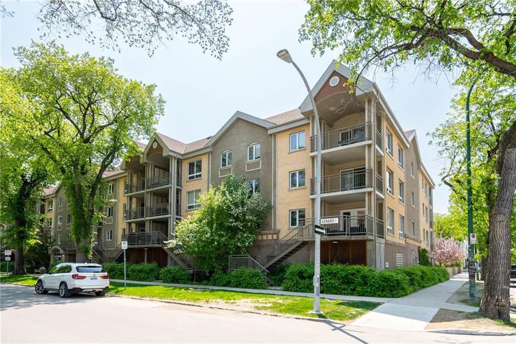 Main Photo: 107 99 Gerard Street in Winnipeg: Osborne Village Condominium for sale (1B)  : MLS®# 202314622