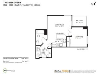 Photo 2: 1502 1500 HOWE Street in Vancouver: Yaletown Condo for sale in "THE DISCOVERY" (Vancouver West)  : MLS®# R2844739