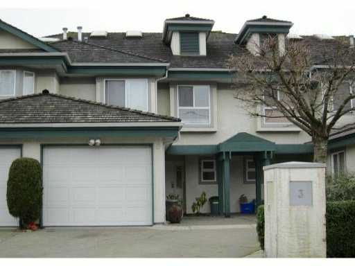 Photo 1: Photos: 3 11760 BIRD Road in Richmond: East Cambie Townhouse for sale in "SUNRICH LANE" : MLS®# V870370