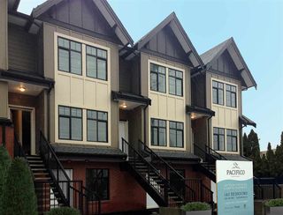 Photo 1: 206 7180 BARNET Road in Burnaby: Westridge BN Townhouse for sale in "PACIFICO" (Burnaby North)  : MLS®# R2132580