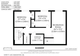 Photo 51: 10709 71 Avenue in Edmonton: Zone 15 House Half Duplex for sale : MLS®# E4383036