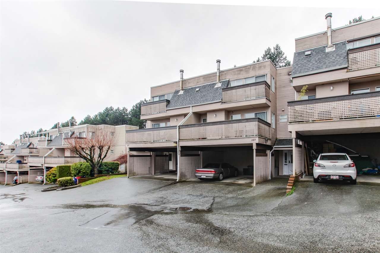 Main Photo: 149 2721 ATLIN Place in Coquitlam: Coquitlam East Townhouse for sale : MLS®# R2338045