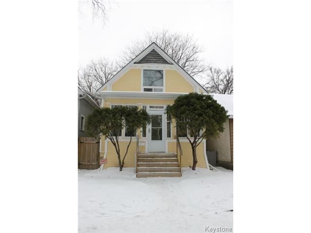 Main Photo: 612 Lipton Street in WINNIPEG: West End / Wolseley Residential for sale (West Winnipeg)  : MLS®# 1429204