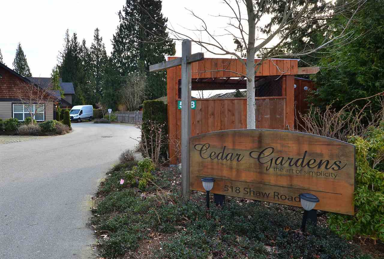 Entrance to Cedar Gardens
