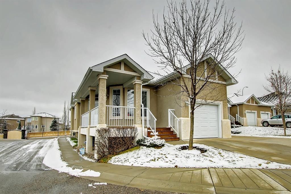 Main Photo: 91 Evercreek Bluffs Place SW in Calgary: Evergreen Semi Detached for sale : MLS®# A1075009