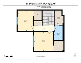 Photo 22: 222 200 Brookpark Drive SW in Calgary: Braeside Row/Townhouse for sale : MLS®# A1214000