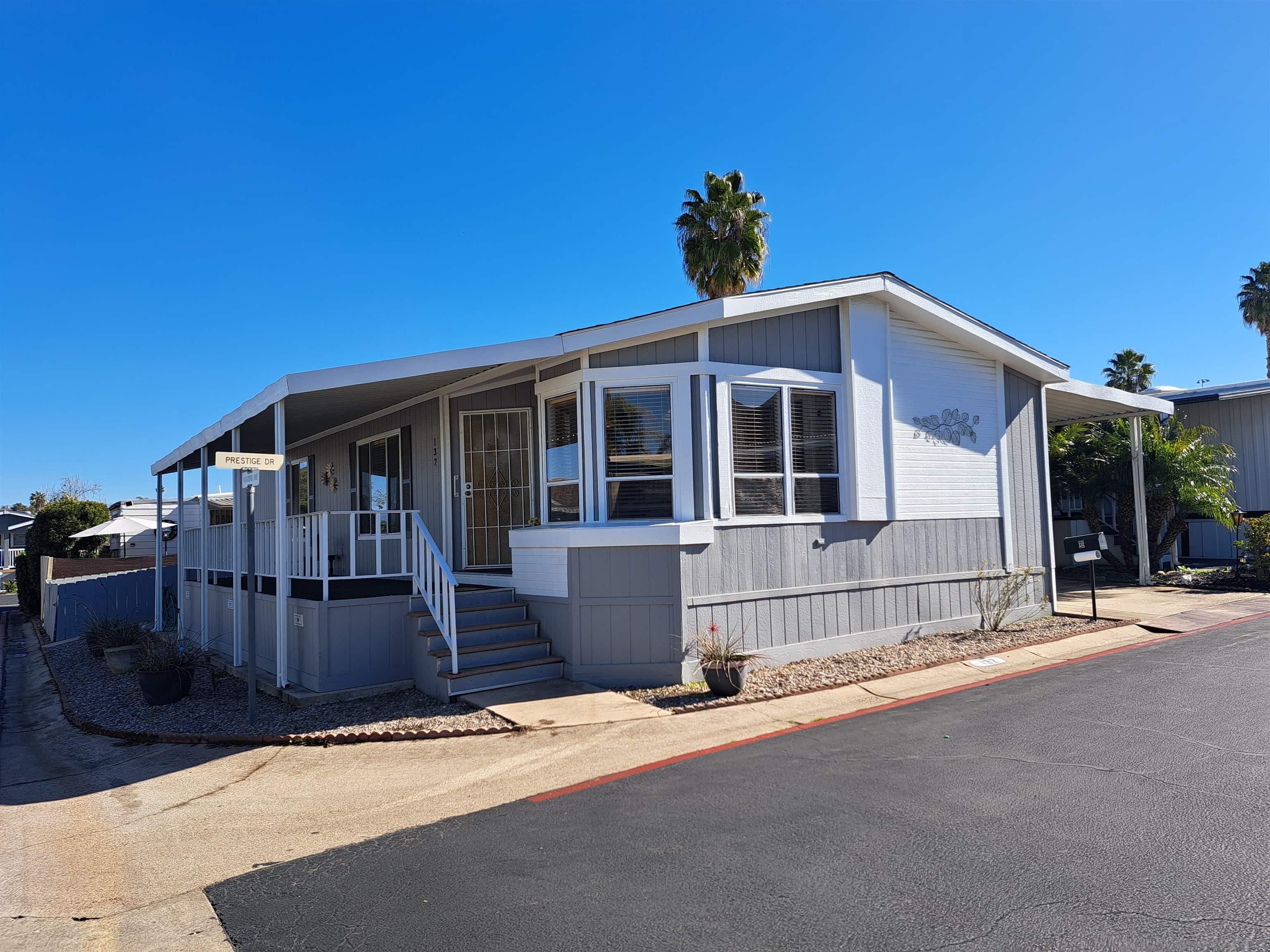 Main Photo: SANTEE Manufactured Home for sale : 2 bedrooms : 8301 Mission Gorge Rd. #132