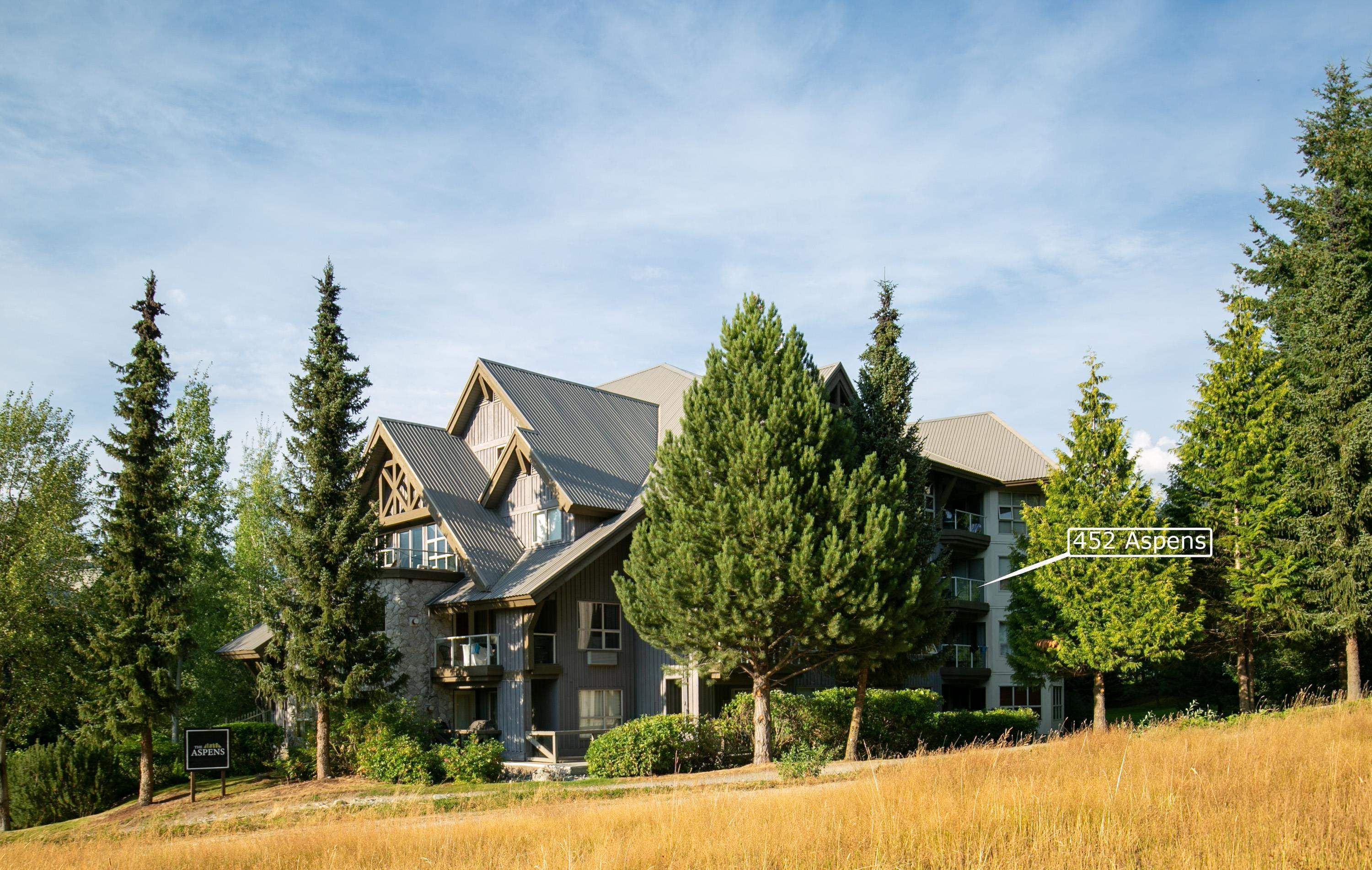 Main Photo: 452 4800 SPEARHEAD Drive in Whistler: Benchlands Condo for sale in "ASPENS" : MLS®# R2719012