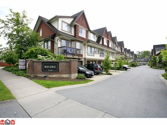Main Photo: 19 7155 189TH Street in Surrey: Clayton Townhouse for sale in "Bacara" (Cloverdale)  : MLS®# F1114971