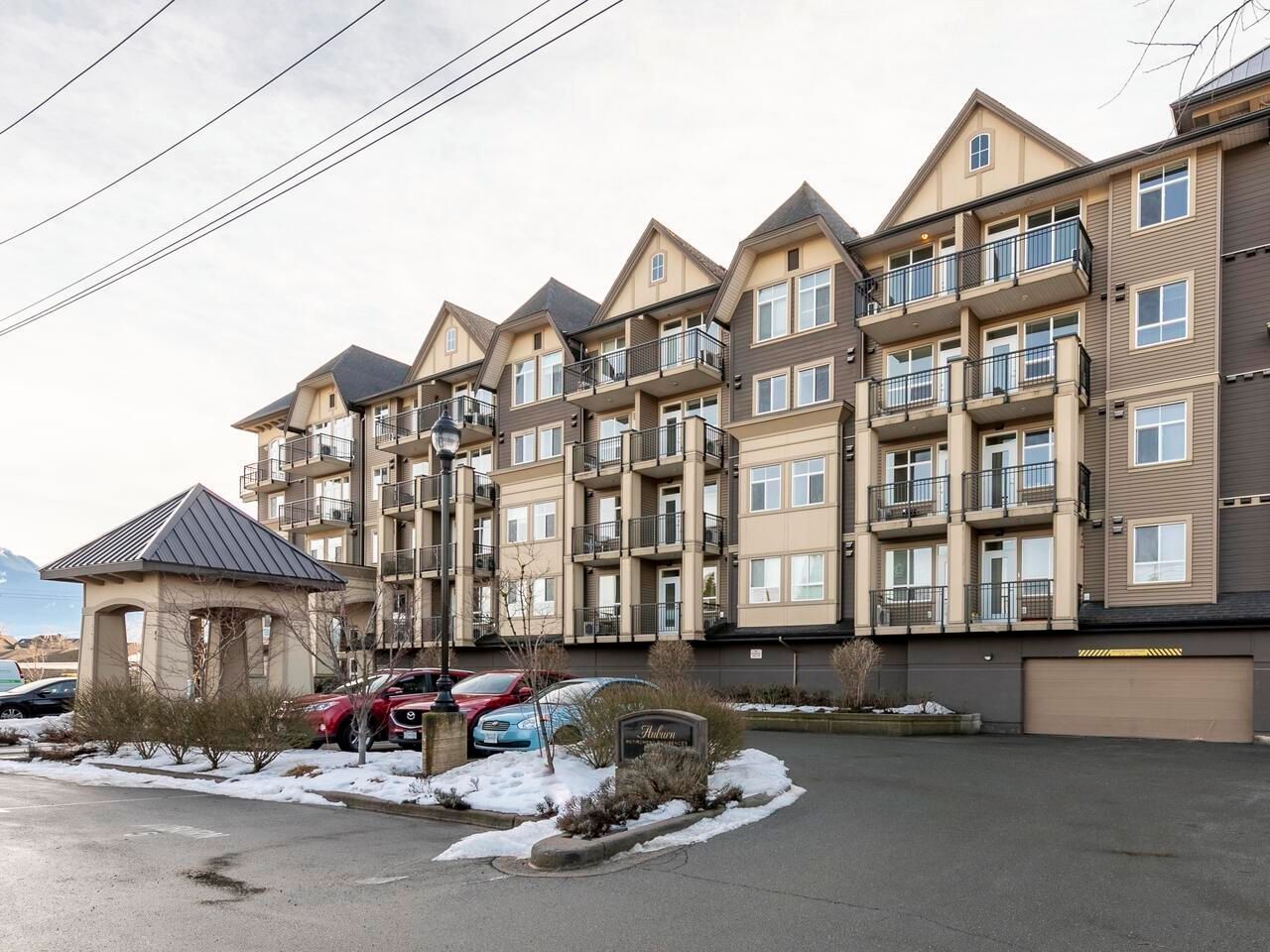 Main Photo: 301 8531 YOUNG Road in Chilliwack: Chilliwack Proper South Condo for sale in "The Auburn Residences" : MLS®# R2828765