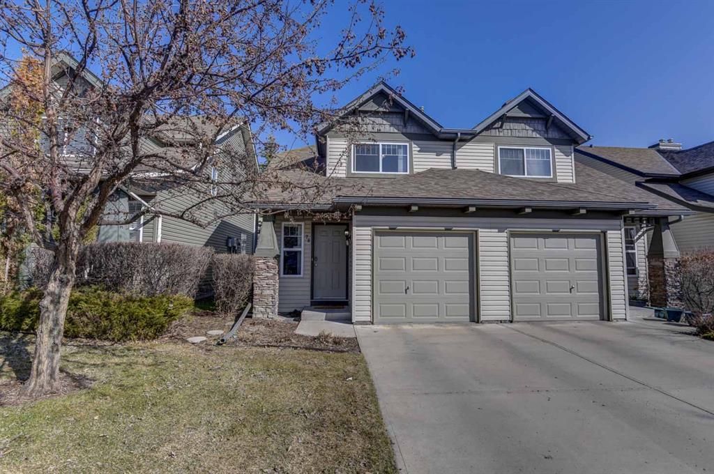 Main Photo: 78 Everstone Boulevard SW in Calgary: Evergreen Row/Townhouse for sale : MLS®# A1090736