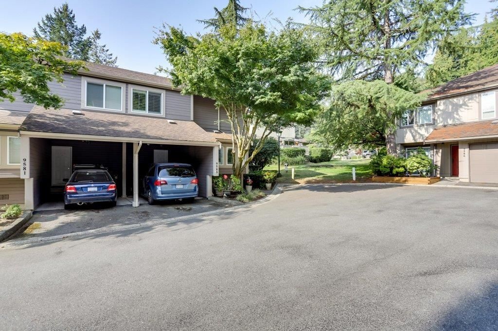 Main Photo: 9589 WILLOWLEAF Place in Burnaby: Forest Hills BN Townhouse for sale (Burnaby North)  : MLS®# R2723890