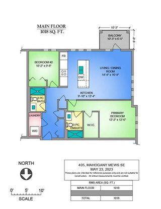 Photo 3: 405 20 Mahogany Mews SE in Calgary: Mahogany Apartment for sale : MLS®# A2052270