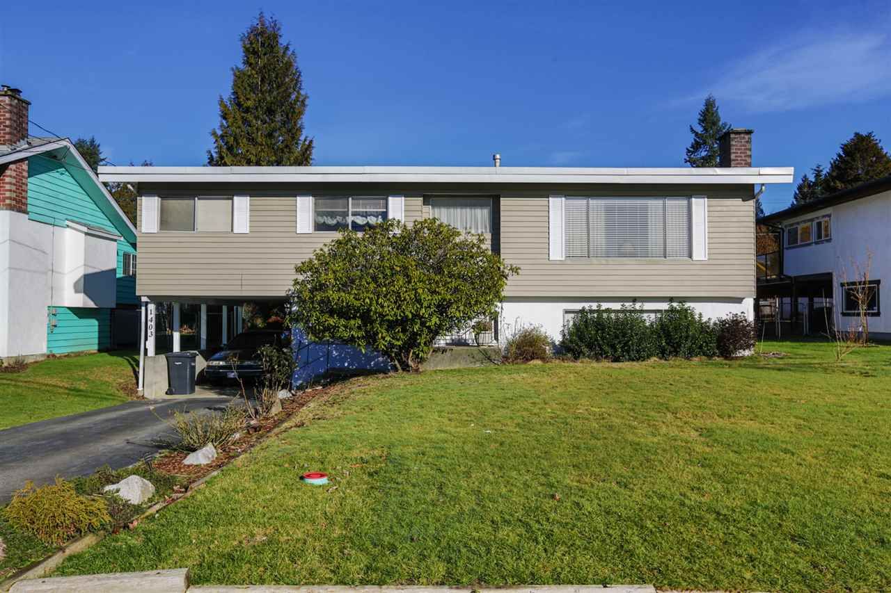 Main Photo: 1403 GROVER Avenue in Coquitlam: Central Coquitlam House for sale : MLS®# R2040902