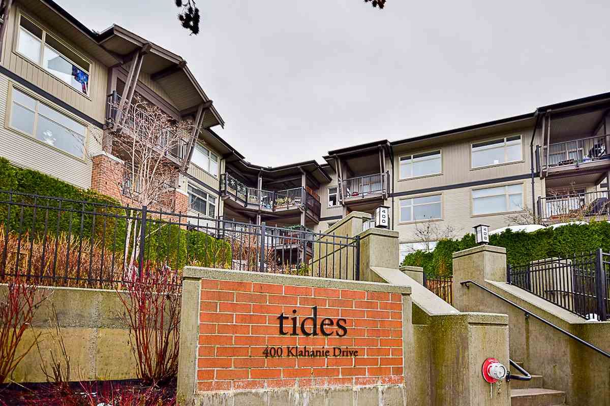 Main Photo: 201 400 KLAHANIE Drive in Port Moody: Port Moody Centre Condo for sale in "TIDES" : MLS®# R2130568