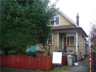 Photo 1: 2136 PRINCE EDWARD STREET in Vancouver: Mount Pleasant VE House for sale (Vancouver East)  : MLS®# V1111277