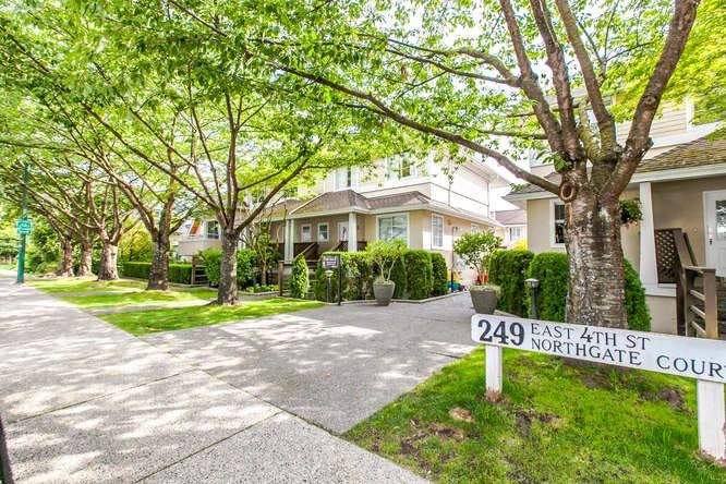 Main Photo: 8 249 E 4th Street in North Vancouver: Lower Lonsdale Townhouse for sale : MLS®# R2117542