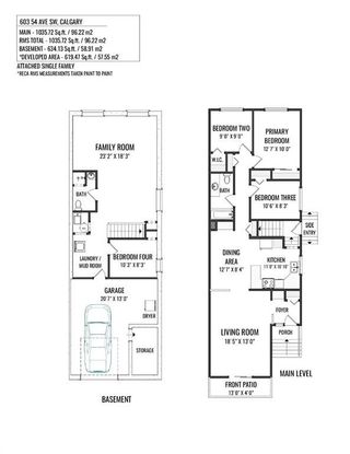 Photo 2: 603 54 Avenue SW in Calgary: Windsor Park Semi Detached (Half Duplex) for sale : MLS®# A1245443