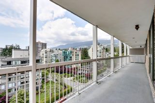Photo 20: 802 1390 DUCHESS Avenue in West Vancouver: Ambleside Condo for sale in "Westview Terrace" : MLS®# R2785915