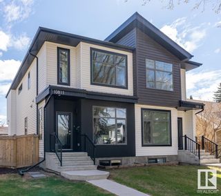 Photo 1: 10811 63 Avenue in Edmonton: Zone 15 House Half Duplex for sale : MLS®# E4293255