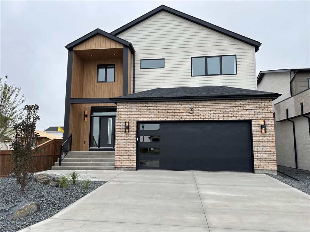 Main Photo: 3 Siddiqui Ridge in Winnipeg: Waverley West Residential for sale (1R)  : MLS®# 202402266