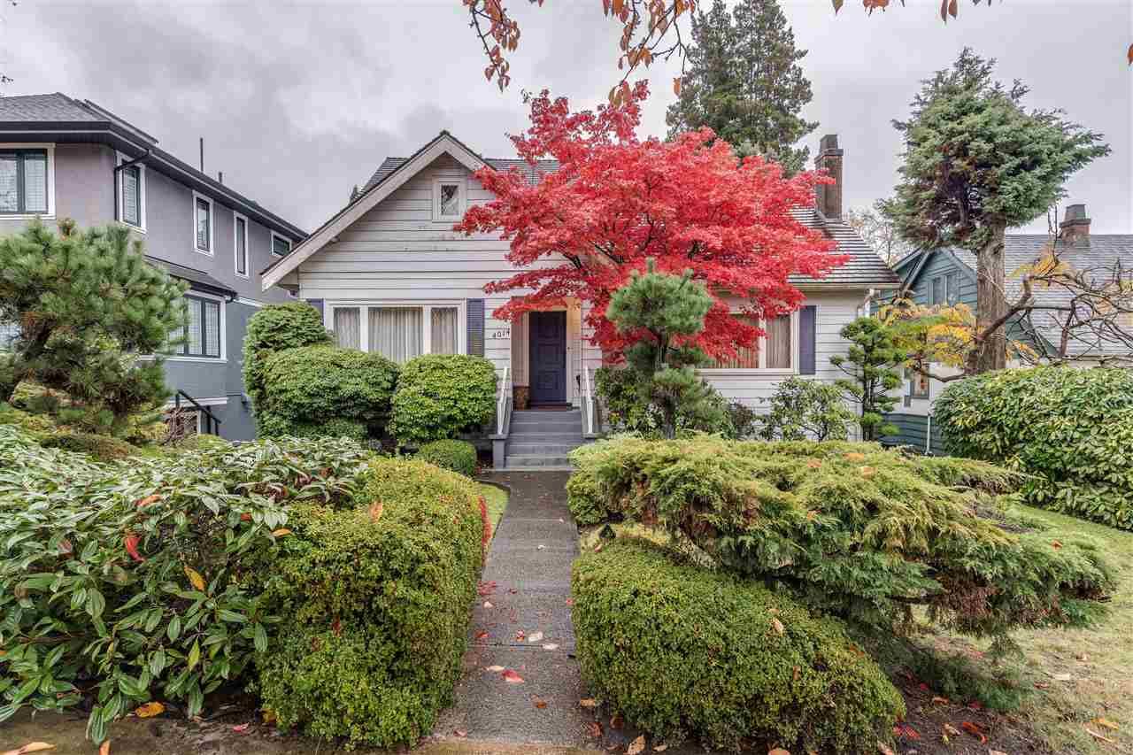 Main Photo: 4014 W 36TH Avenue in Vancouver: Dunbar House for sale (Vancouver West)  : MLS®# R2414913