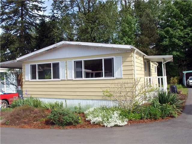 Main Photo: 62 4200 DEWDNEY TRUNK Road in Coquitlam: Ranch Park Manufactured Home for sale in "HYDE CREEK PARK" : MLS®# V1009984